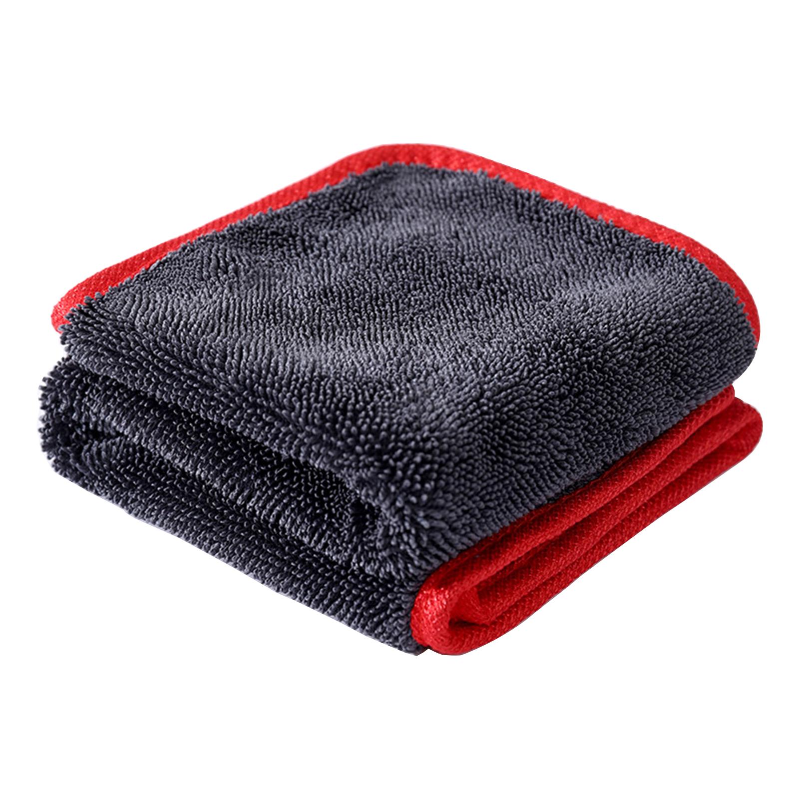Microfiber Cleaning Cloth for Car  Microfiber Towels, Soft & Absorbent Cleaning Cloth, Wash Cloth for House, Kitchen 30x40cm красный