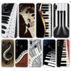 Musik Klavier Tastatur Silikon Handyhülle Für Xiaomi Redmi Note 10 9S 9 8T 8 Pro 7 5 9T Mi 12T 11T 10T 12 11 Lite 11i A3 Hülle