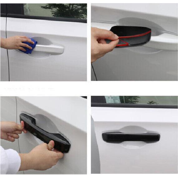 Bright black Door Handles Cover Trim For Honda Accord  Accessories
