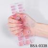 Gel Nail Sticker Waterproof Leopard Print Bronzing Free Baking Lamp Gel Nail Sticker Full Sticker UV Free