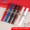 Watchband Rossini Cowhide Leather For 516752 616764 517784 5758g Notch Watch Chain Strap Red Bracelet Men Women 14mm 16mm 18mm