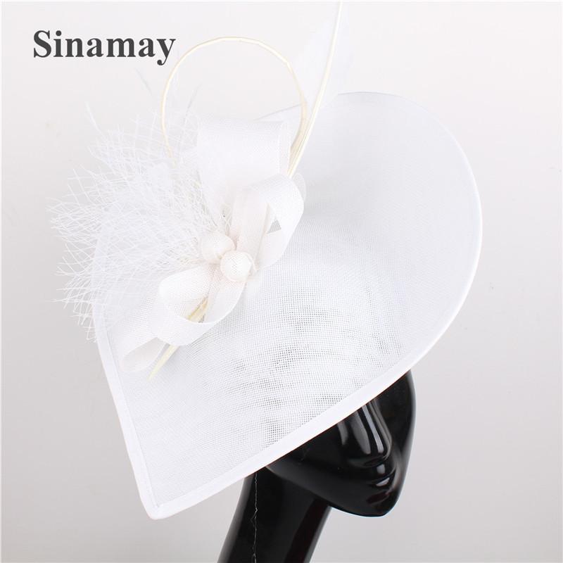 Popular European And American Hemp Yarn Headgear Bridal Hair Accessories Banquet Photo Gift Hat Feather Headgear