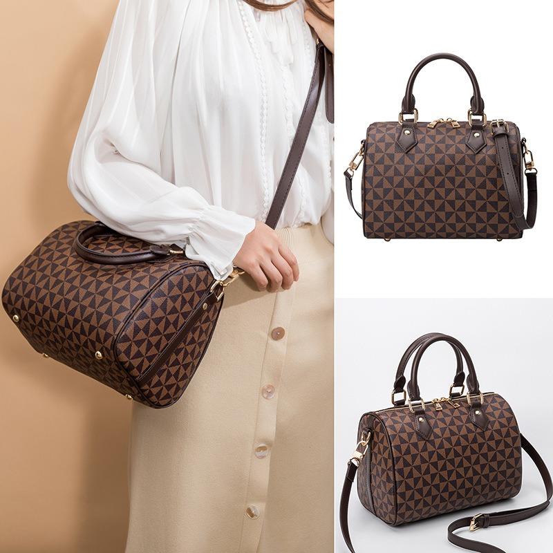 Klassische Retro-Handtasche mit Windmühlenmuster, neue trendige Damentasche, hochwertige Schulter-Umhängetasche