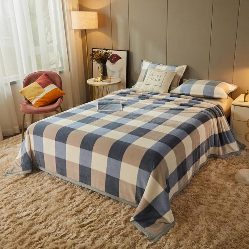 Tengfuxiang Thick Flannel All-Season Blanket