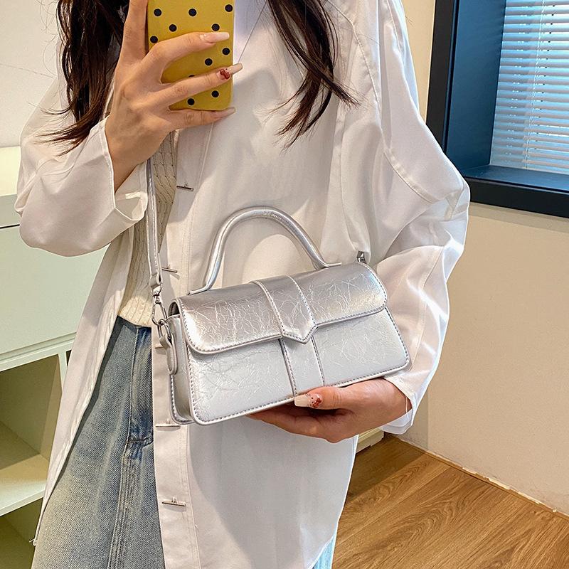 French Niche Popular Small Bag 2025 Autumn New Small Square Bag Trendy Versatile Women's Bag Shoulder Messenger Bag Women's Bag