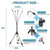 Stand Misting System Adjustable Portable Stand Misting Portable Misting Cooling System for Garden Pool Backyard Garden