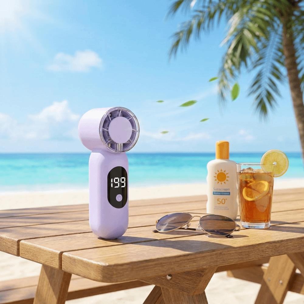 USB Charging Port Portable High-Speed Turbo Fan for 5V/1A 400mAh Daily Use