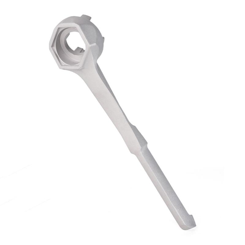 

Bung Wrench, Barrels Wrench Drum Opener Tool Aluminum Gallon Drum Wrench for 10 15 20 30 50 55 Gallon Drum 1