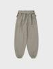 Ememdeobeulyu [Mmw] Frill Belted Pigment Sweat Pants (Beige)