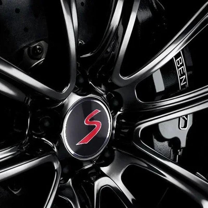 4 Stück 60mm Auto Styling Radnabenabdeckung für Mini Cooper S JCW One R55 R56