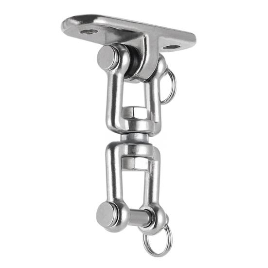 Ceiling Mount Swing Hanger with Screws Heavy Duty 360 Degrees Swivel Indoor Outdoor Porch Yoga Swing Hammock Hanging Chair Ceiling Hook