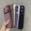 The wavy pattern is suitable for seconds to become larger Windows Apple 17 mobile phone case iPhone16promax anti-drop all-inclusive protective case.