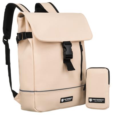 Sac à dos Peterson PU PTN EB97-6533 Beige