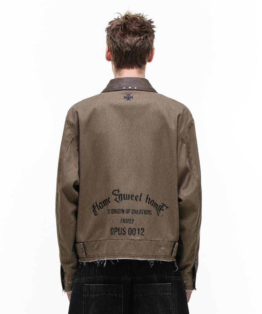 Opus 0012 Op. 03 Tags Work Jacket Brown Ver.2