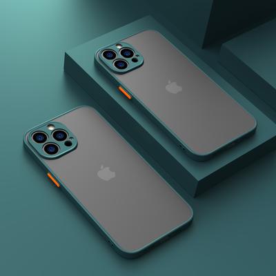 Luxury Matte Transparent Silicone Case On For Iphone 14 13 12 11 Pro Max 13pro Mini Xr X Xs 7 8 Plus Se 2022 Shockproof Cover