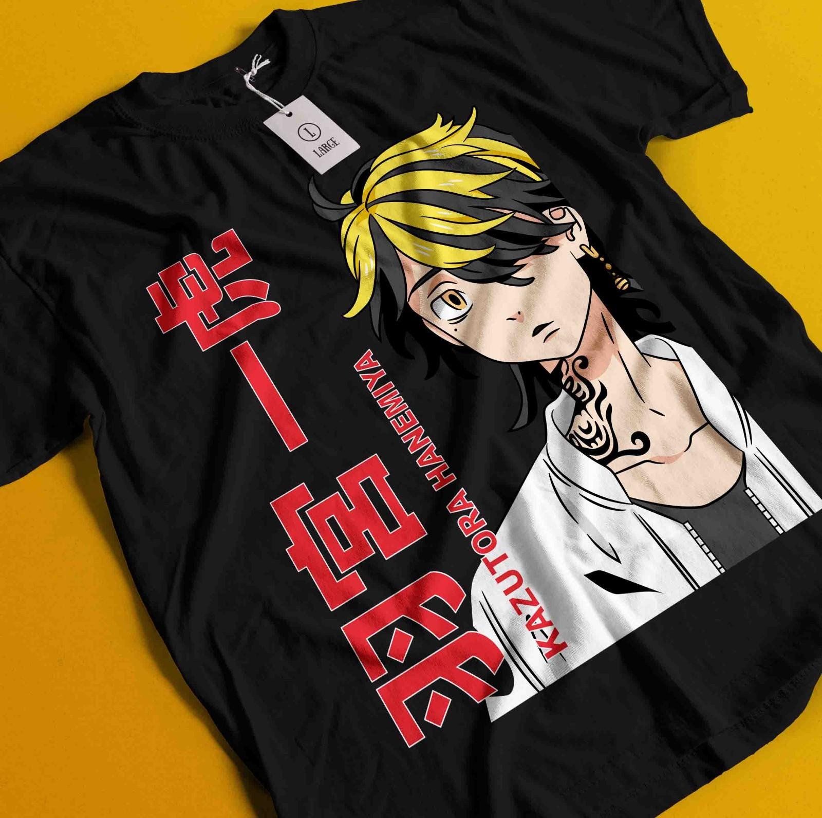 

Tokyo Revengers T-Shirt Mens Womens Tees Top Manjiro Sano Shirt Takemichi Hanagaki Tshirt Ken Hakkai XL
