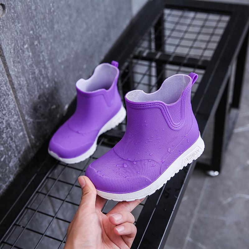 Stylish Non-Slip Waterproof Kids' Rain Boots for Boys and Girls