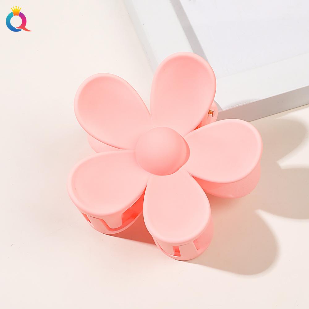 Spring Summer New Candy-colored Grab Clip Sweet Flower Hair Card Girls Fashion Headwear Women Elegant Sexy Hairpin Shark Clips