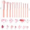 Professional Makeup Tool Set: 30/45 Pieces - Brushes, Sponges & Cleaning Tools