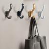 1 Set Aufbewahrungshaken, multifunktional, wasserdicht, glatte Kante, mit Schrauben, einfarbig, platzsparend, für Handtaschen, Hüte, Kleiderhaken, Haushaltsbedarf