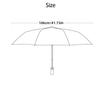 Automatic Folding Vinyl Umbrella, 24 Bones Umbrella Is Strong, Windproof and Rainproof, Large Umbrella for 2 To 3 People Outside