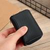 Portable Zipper Bag PU RFID Blocking Bag Faraday Cage Signal Blocker Case Car Key Signal Shielding