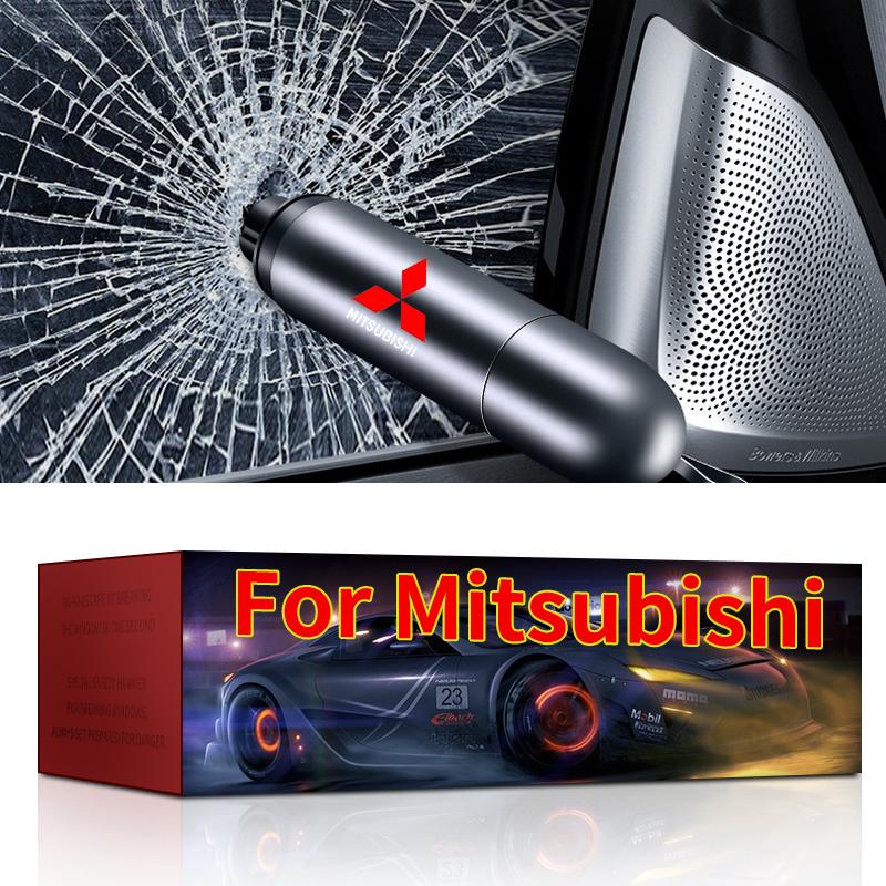 Car Safety Hammer Emergency Window Breaker Seat Belt Cutting Machine For Mitsubishi Outlander I200 Pajero Eclipse Lancer Space