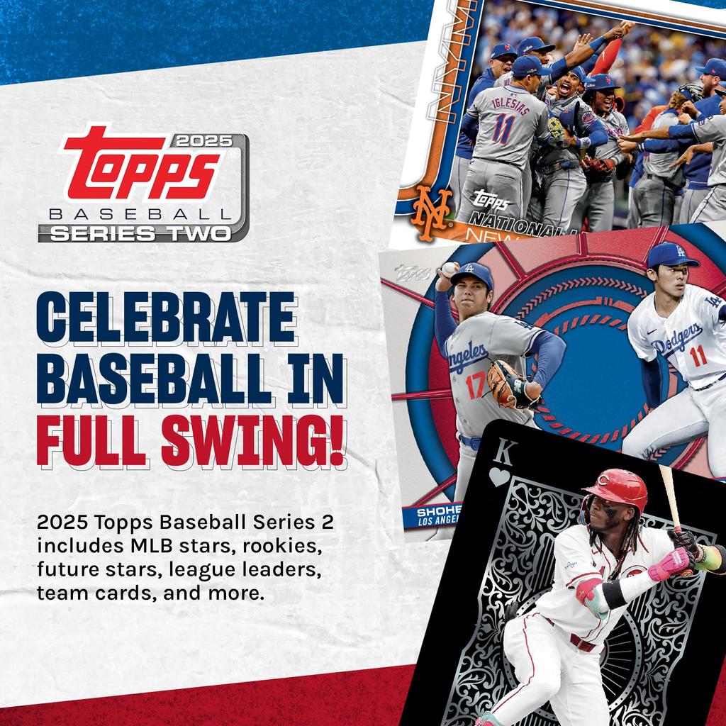 2025 Topps Baseball Series 2 Factory Sealed Megabox - -
