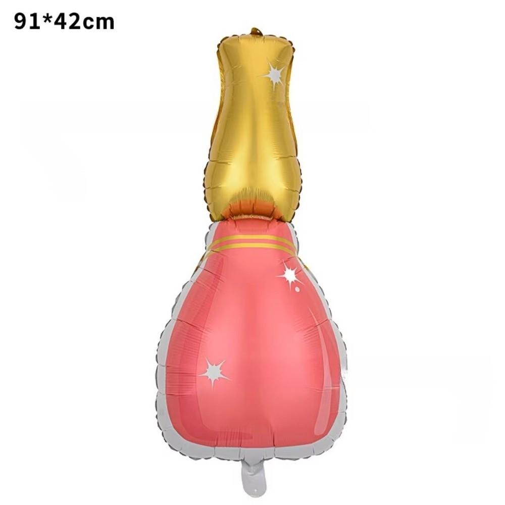 New Large Lipstick Nail Polish Ballons Cartoon Beauty Theme Aluminum Film Ballons Multi-shape Decoration Balloons Birthday Party