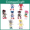 Adorable 28cm Sonic The Hedgehog Shadow Amy Rose Knuckle Tail Plush Toy For All Ages