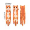 Funny Cat Hand Towels Kitchen Bathroom Hand Towel With Hanging Loops Soft Absorbent Home Decor Dishtowel For Cat Lover Gifts
