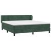 3127562 vidaXL Divan Bed and Mattress Dark Green 160x200cm Velvet