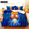 Hip Hop Heavy Metal Maiden 3-piece Cartoon Anime Duvet Cover Sets For Adult Boy bedroom Luxury Printed Bedding Set
