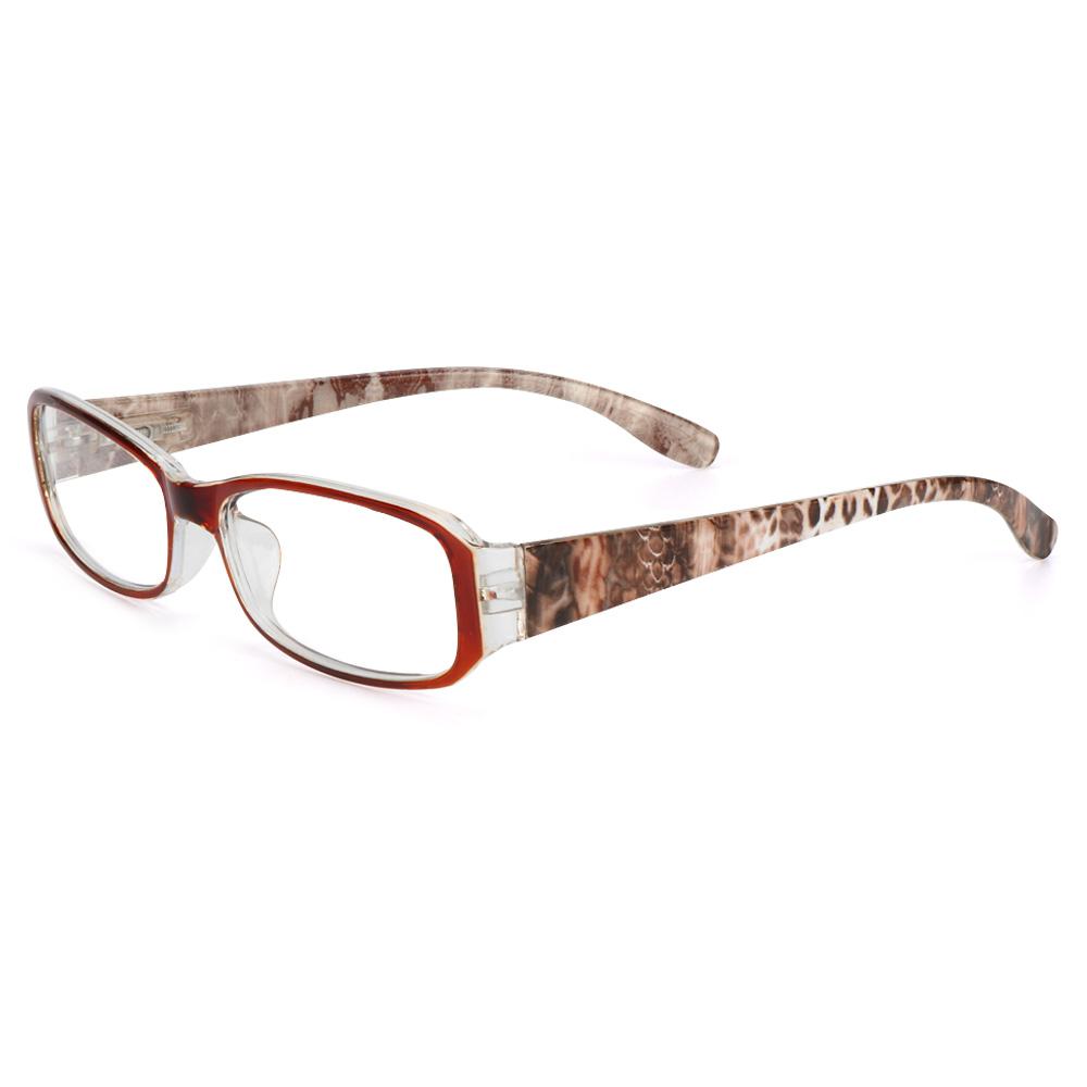 1pc Anti-Blue Light Reading Glasses Urltra-Light Eye Protection Women Men Flowers Elegant Eyeglasses Diopter +100~+400