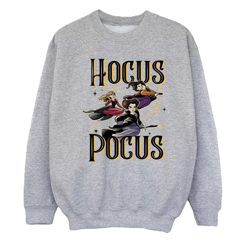 Hocus Pocus Girls Flying Sweatshirt