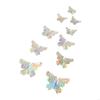3D Butterfly Wall Decoration Hollow Butterfly Decals 3D Butterfly Wall Sticker X3UC