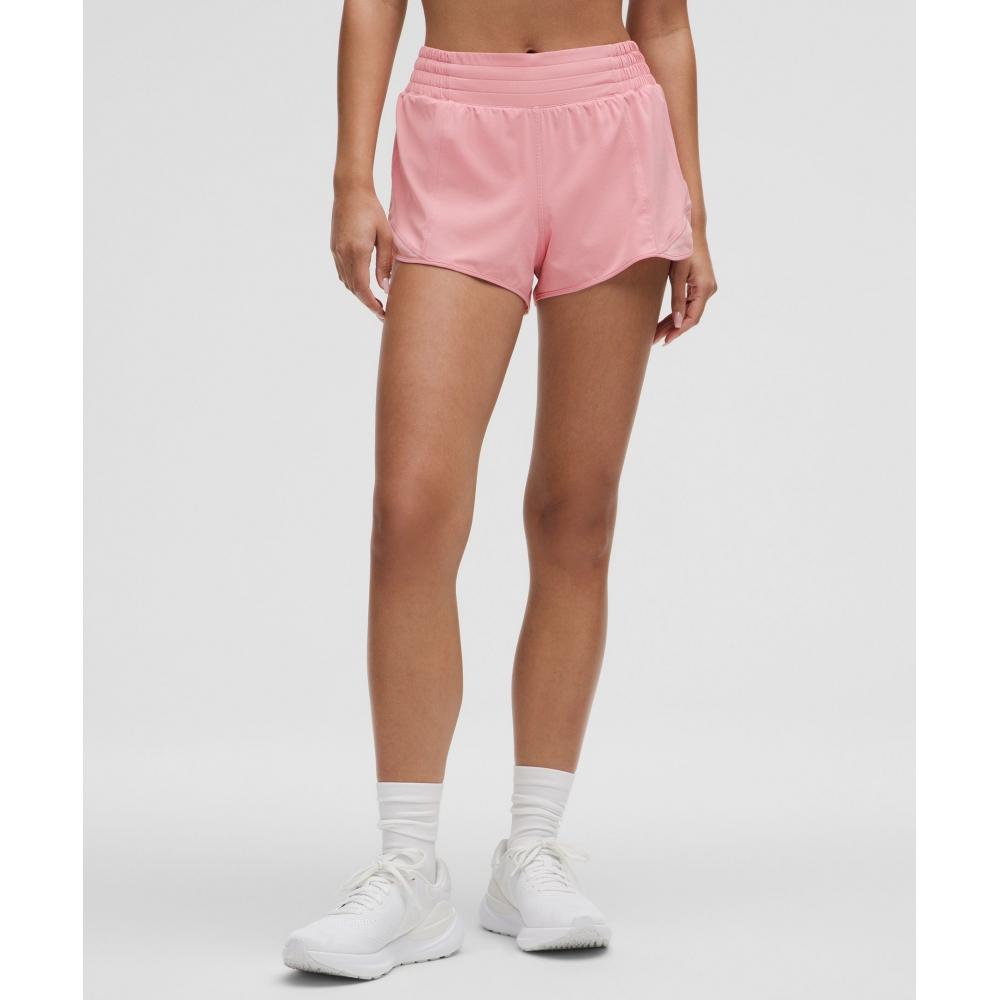 

Lululemon Hotty Hot High Rise Linen Short 2.5 Pink Tide 12/2.5