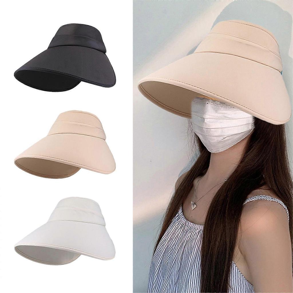 UV Protections Summer Sun Visors Sun Hat Suitable for Sports and Travel Adjustable Traveling Camping Hiking Khaki