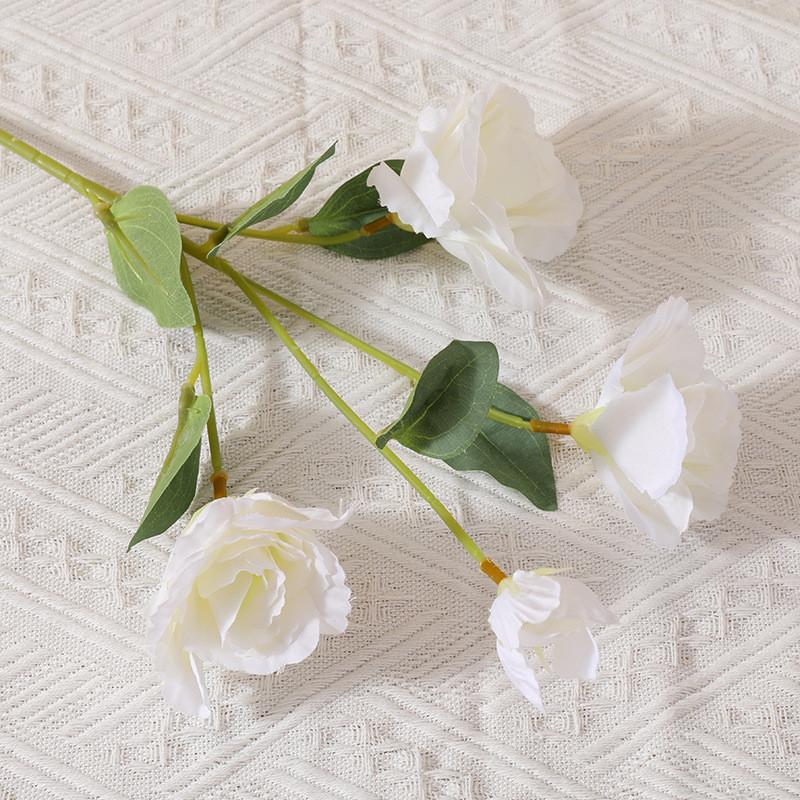 Luxury Silk Eustoma Floral Centerpiece For Wedding Decor Home Photography Styling