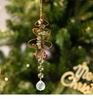 Christmas Handmade Copper Wire Winding Christmas Tree Handmade Sunshine Catcher Creative Production Pendant Car Hanging Original