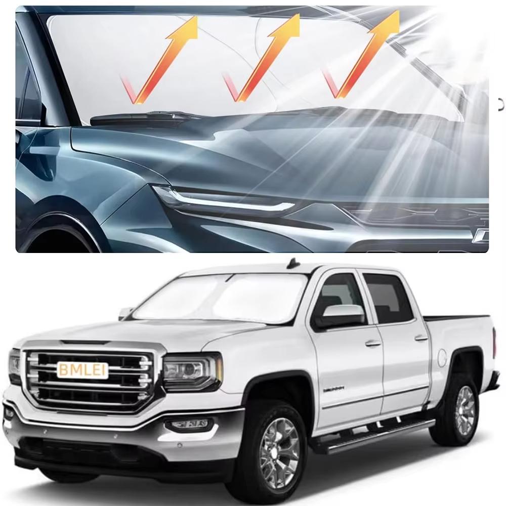 Car Windshield Sun Visor, Front Sun Visor, Windshield Sun Visor, Folding, Automatic UV Protection, Sun Visor, Car Accessories