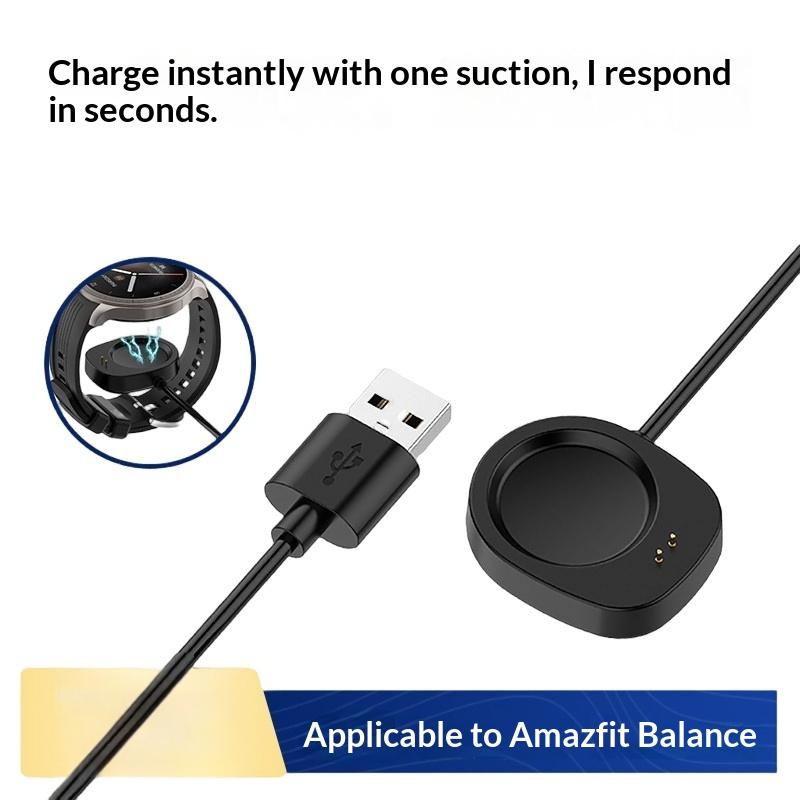 1 ks Příslušenství pro DIY pro Amazfit T-Rex 3/Balance 2/1 USB Chytré hodinky Nabíječka Nabíjecí kabel Náhradní