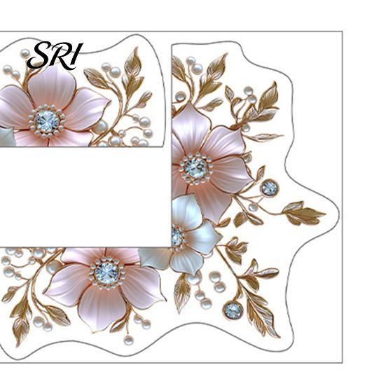 Easy Install Switch Decal Flower Lamp Sticker Removable Self-Adhesive Floral Wall Peel And Versatile Stick Decorative Socket Surround Decals