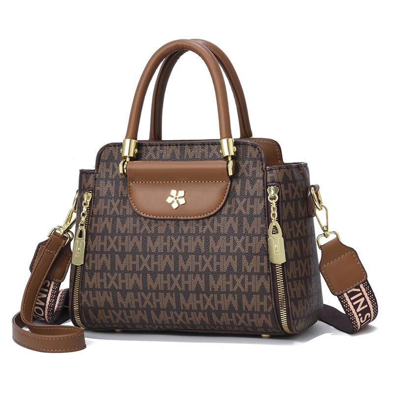 Bag Women's 2025 New Versatile Handbag Fashion Shoulder Crossbody Bag Premium Pu Small Square Bag Women's Bag