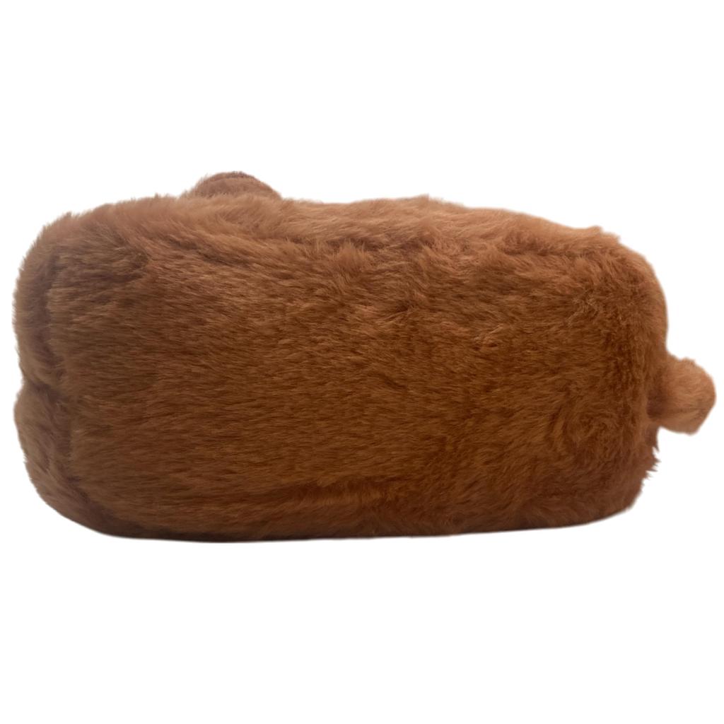 Capybara Oshigoto Pen Case with 3 Plush Pencil Clear Plush Pen Stationery Small Item Zipper Pouch Badges, Case, Animal, Pocket, Pouch, Pouch, Cute,