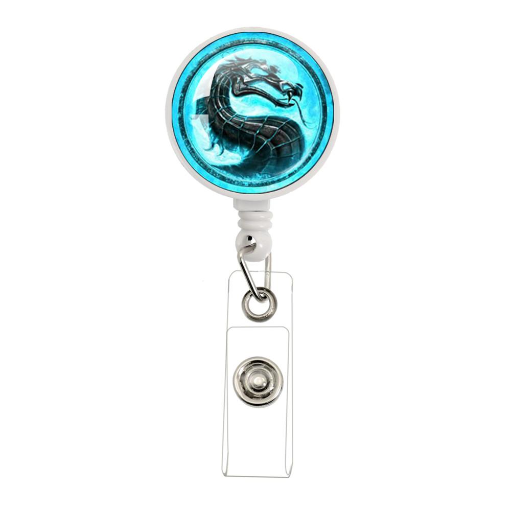 New Mortal Kombat Games Retractable Badge Reel ID Card Name Card Display Tag Staff Card Badge Holder Accessories Gifts