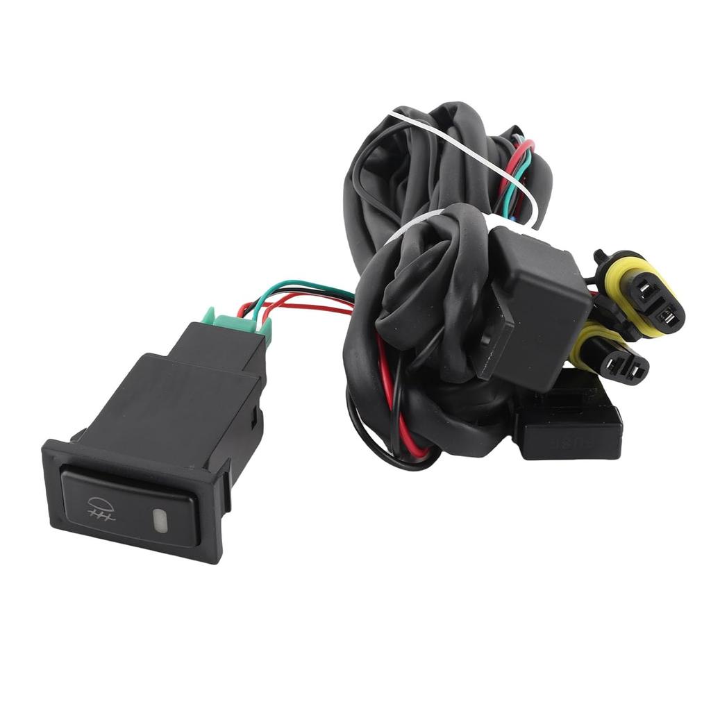 Estink 12V Car LED On/Off Control Switch Fog Light Lamp Wiring Harness Relay Kits