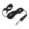 Portable Instrument Microphone/Vocal Pickup with Clip, Easy Attach/Detach, 6.2mm Interface and Extra-Long Cable, Instrument Accessory