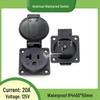 Outdoor US Standard Waterproof NEMA 5-20R Splash-proof Socket for Kitchen & Bathroom