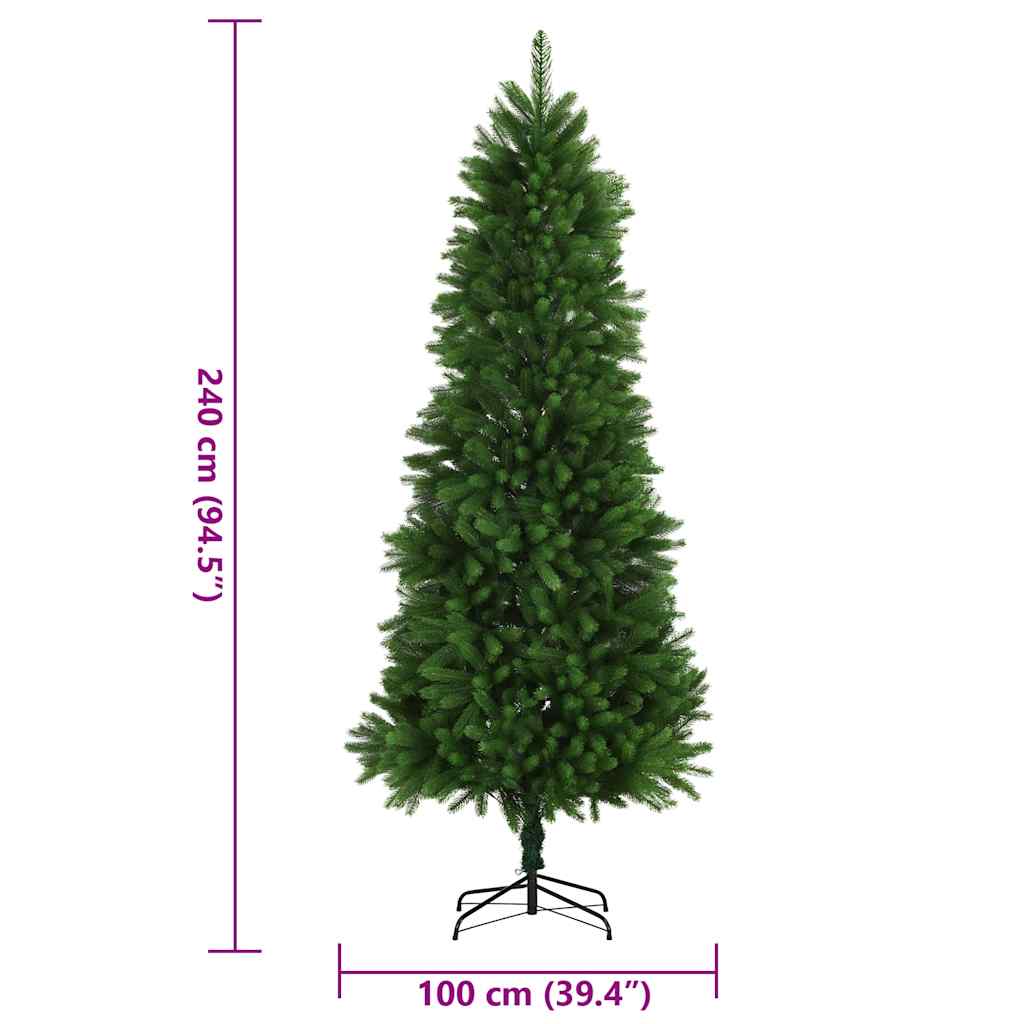 Artificial Christmas Tree with Realistic Needles 240 Cm Green